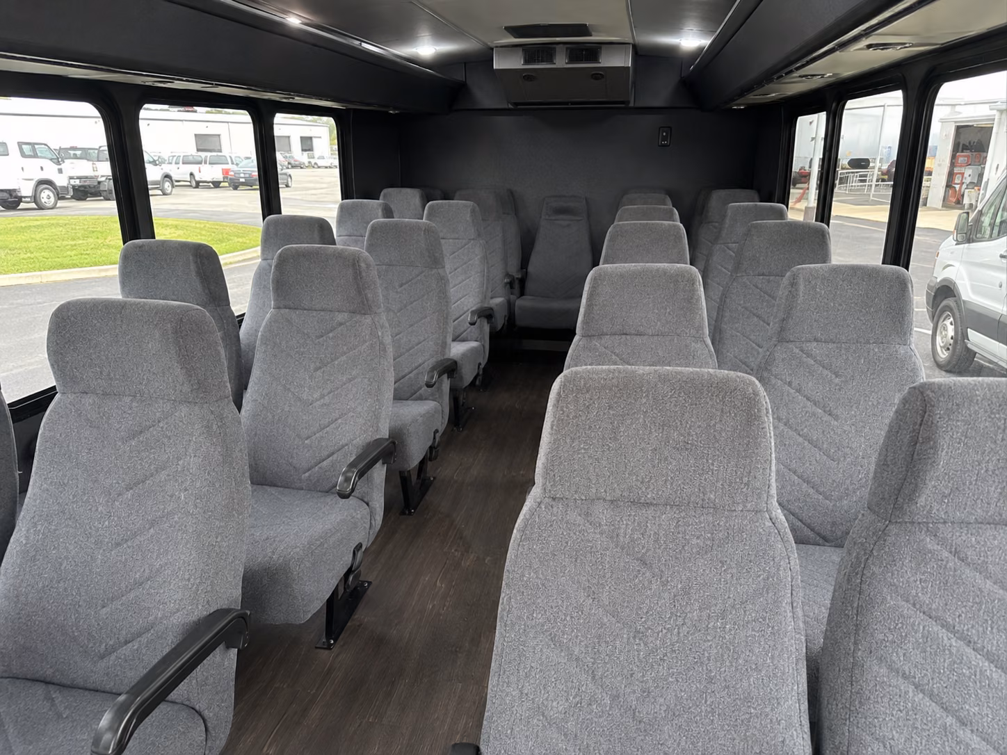 lake charles 18 passenger minibus interior