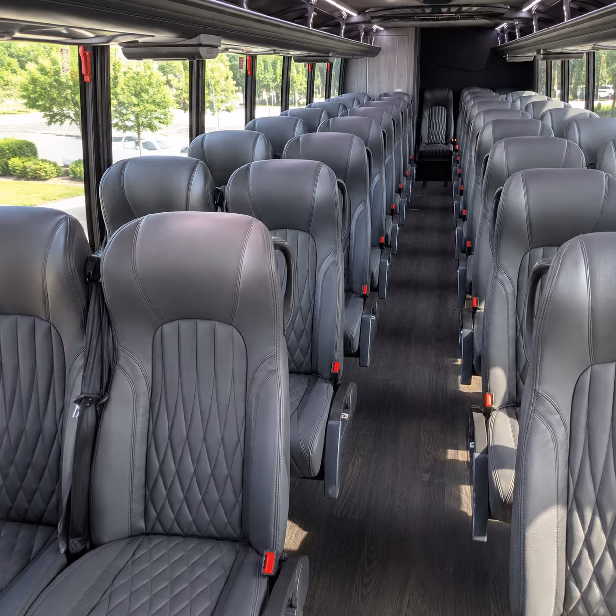 lake charles 28 passenger minibus interior
