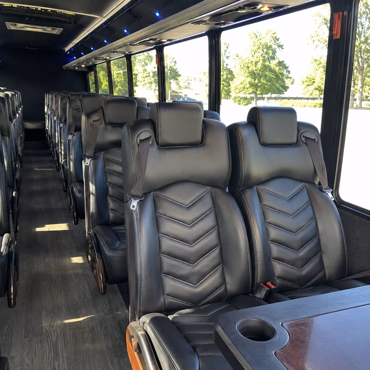 lake charles 35 passenger minibus inside