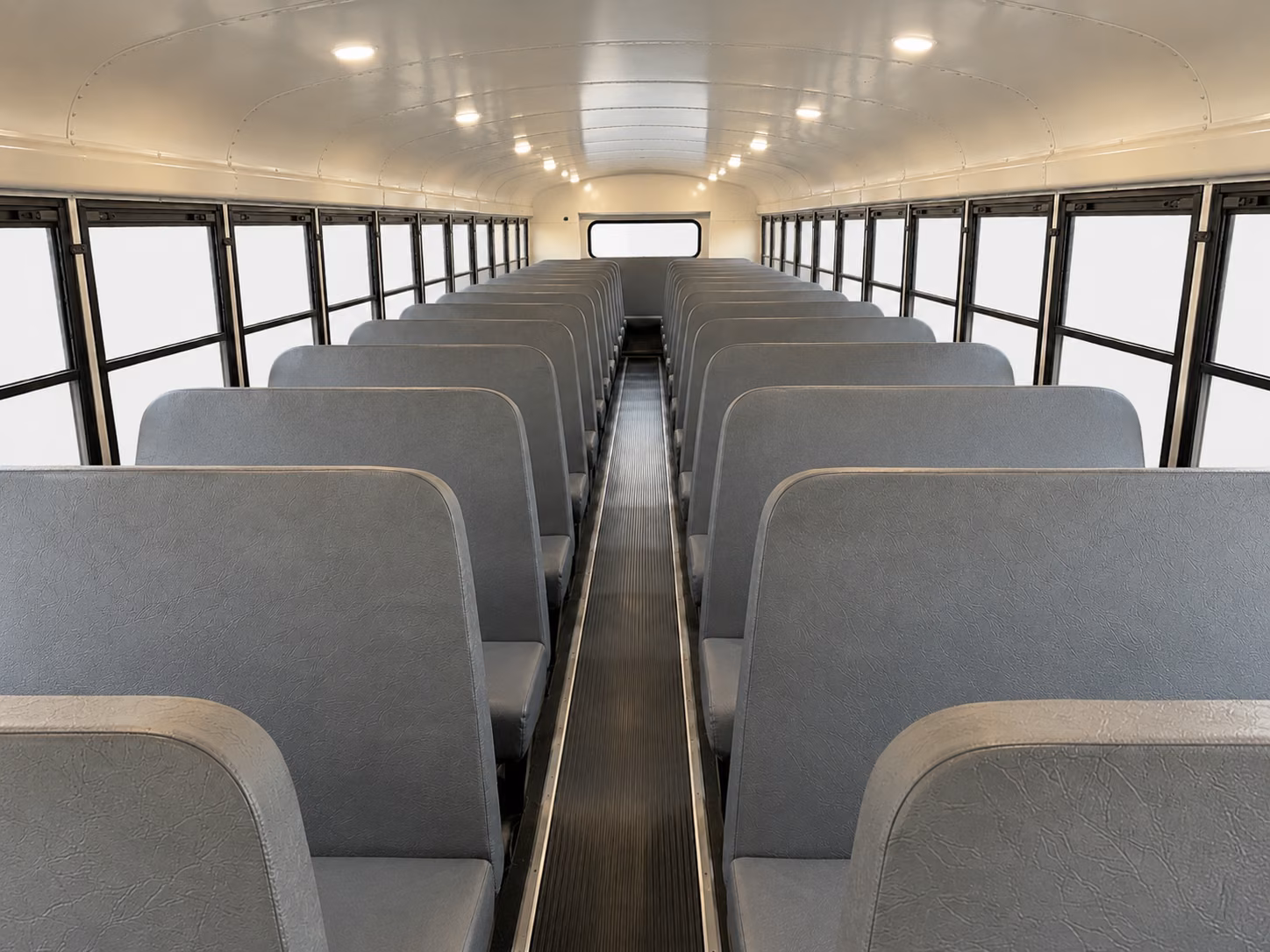 lake charles school bus inside
