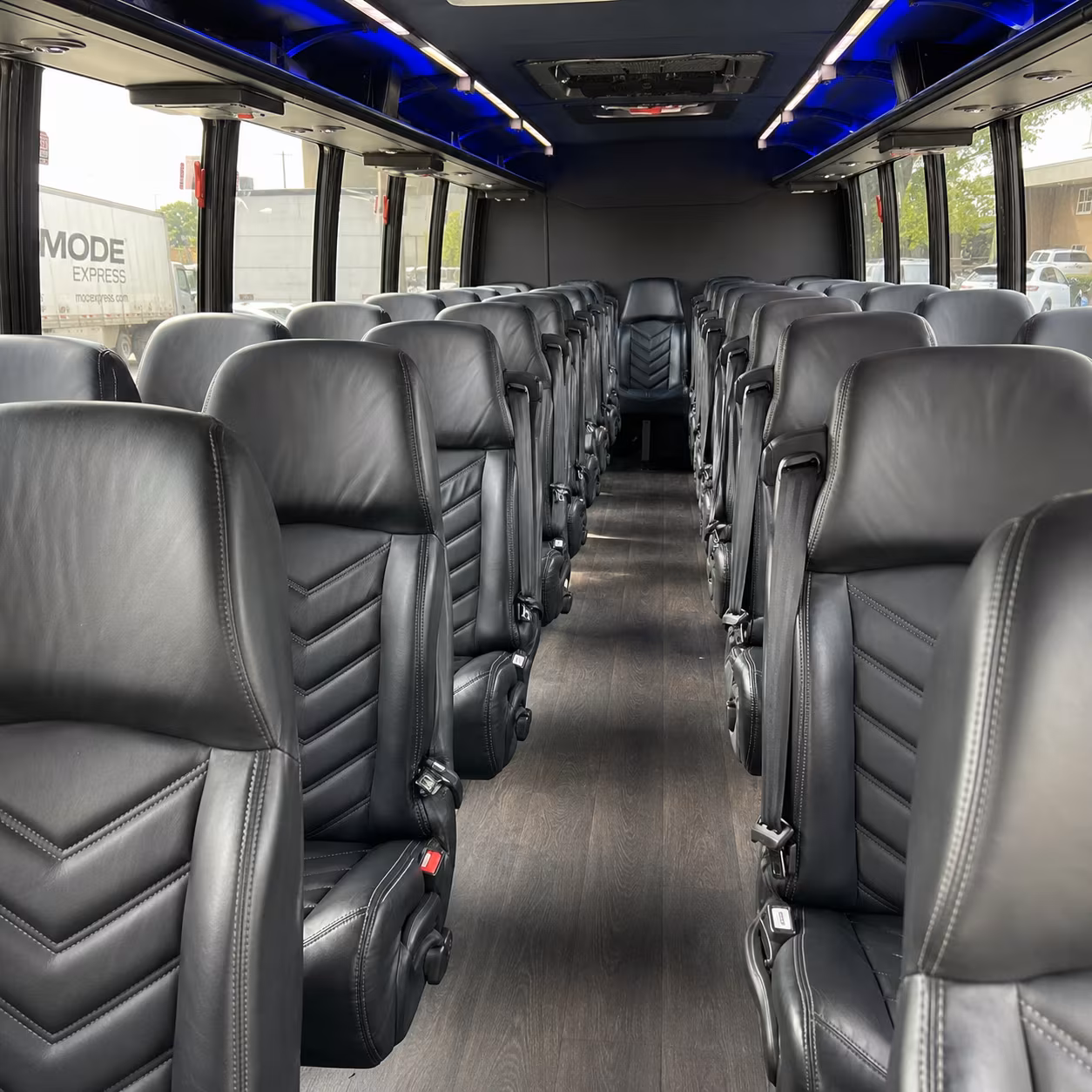 lake charles sporting event transportation onboard seating