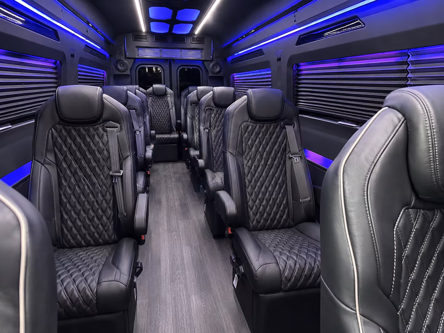 lake charles sprinter van with driver inside
