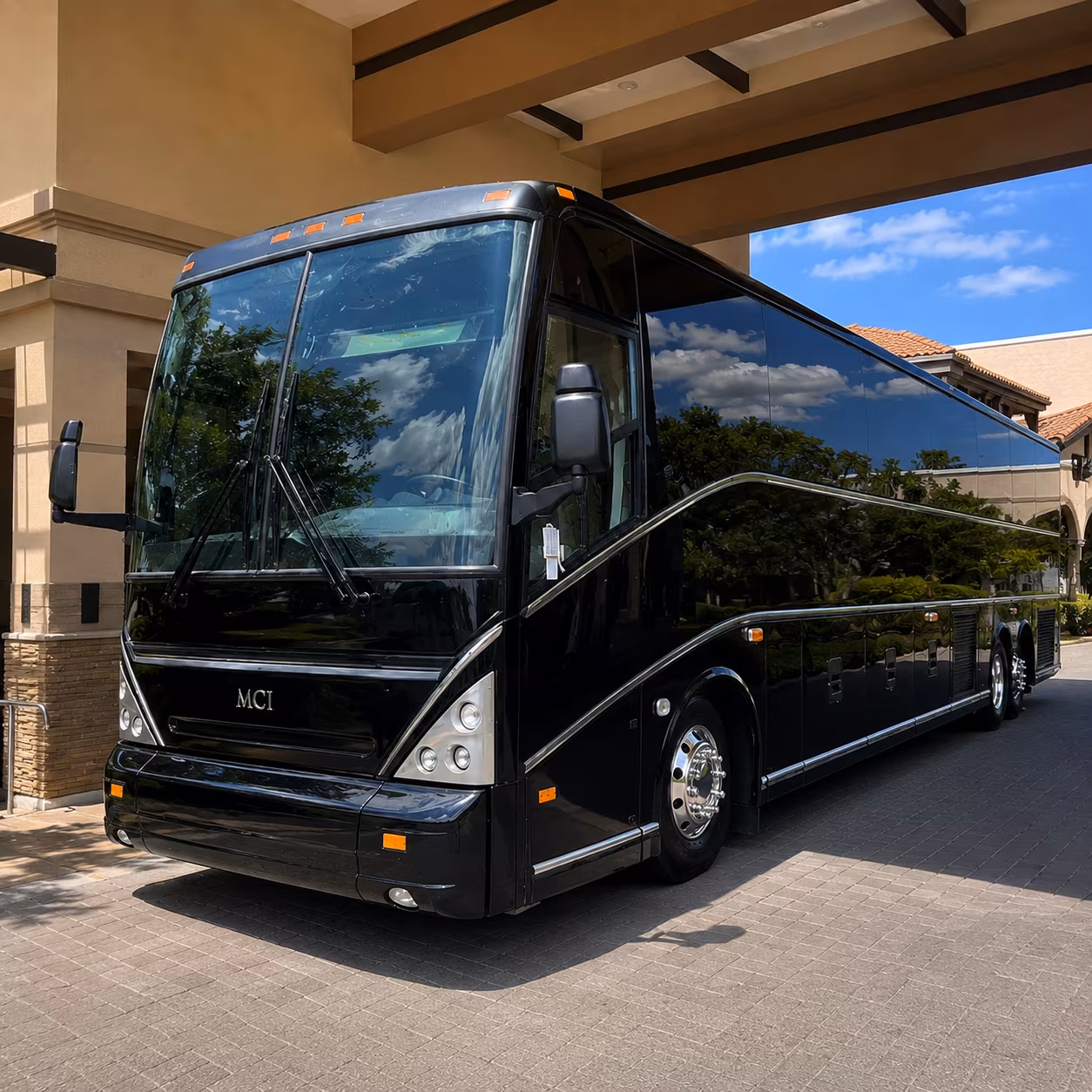lake charles wedding charter bus rental