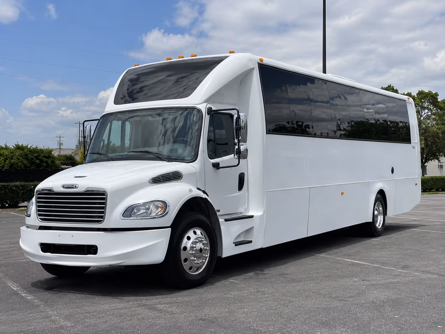 sporting event and tailgate buses in lake charles